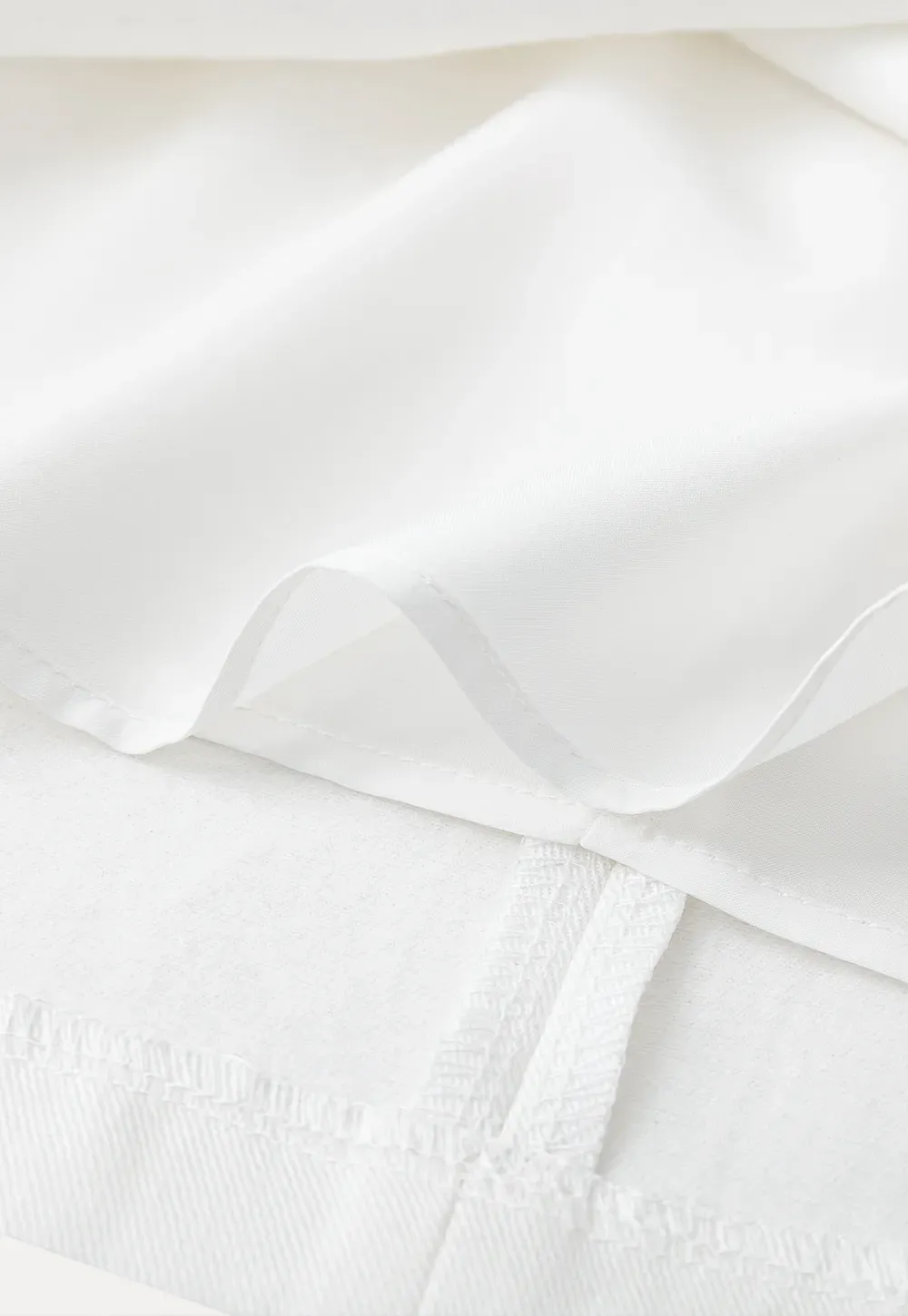 A-line knee length skirt with front seam and belt loop