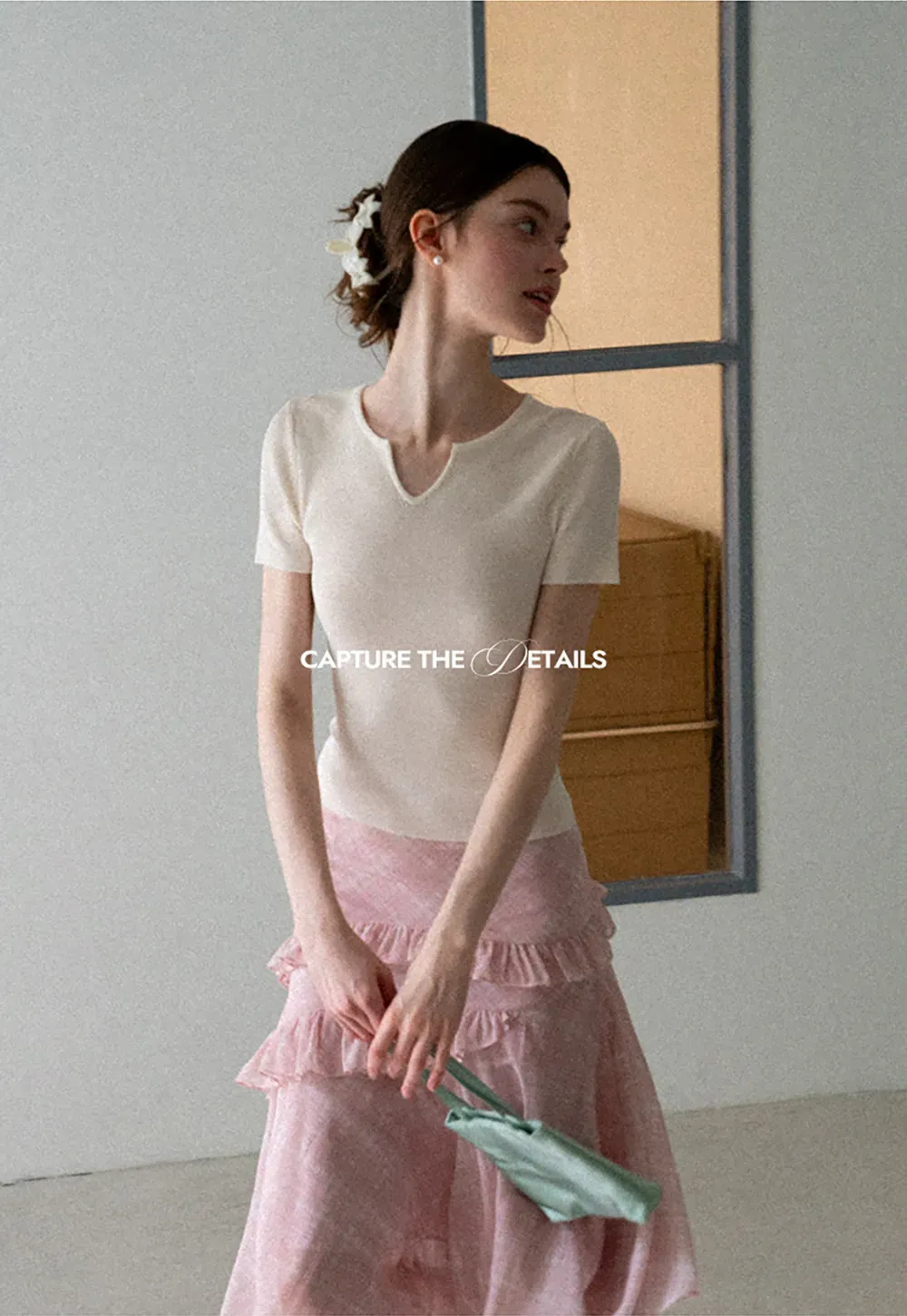 Tiered Ruffle Hem Skirt