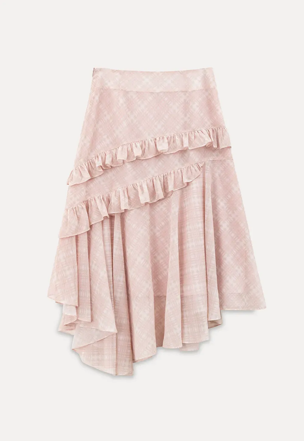 Tiered Ruffle Hem Skirt