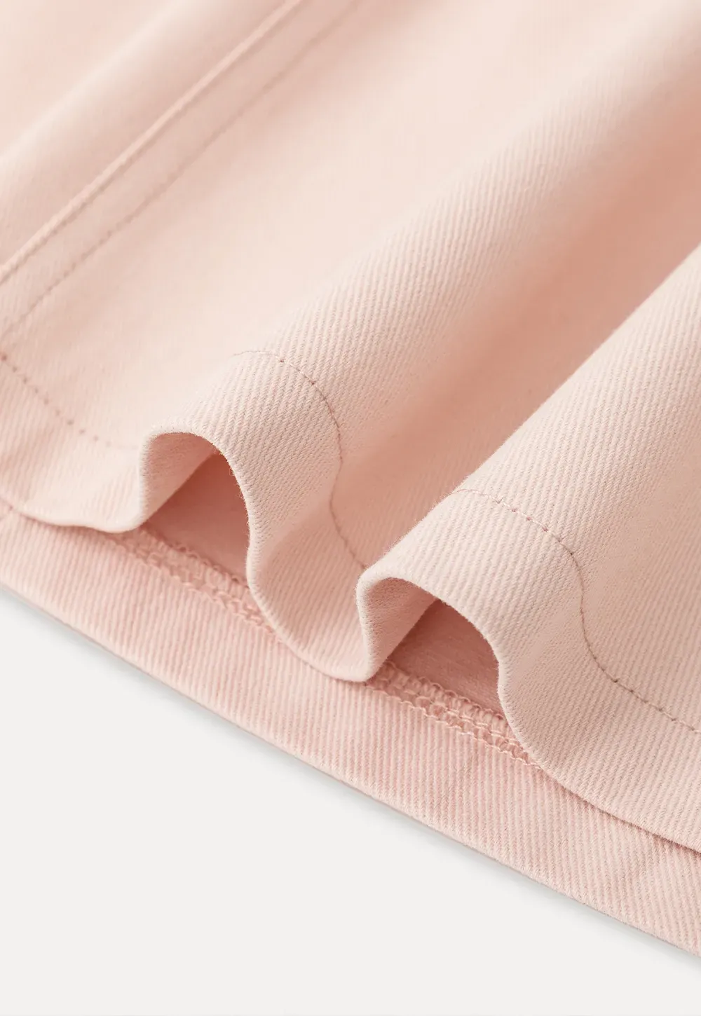 A Line Midi Skirt With Front Seam Detail