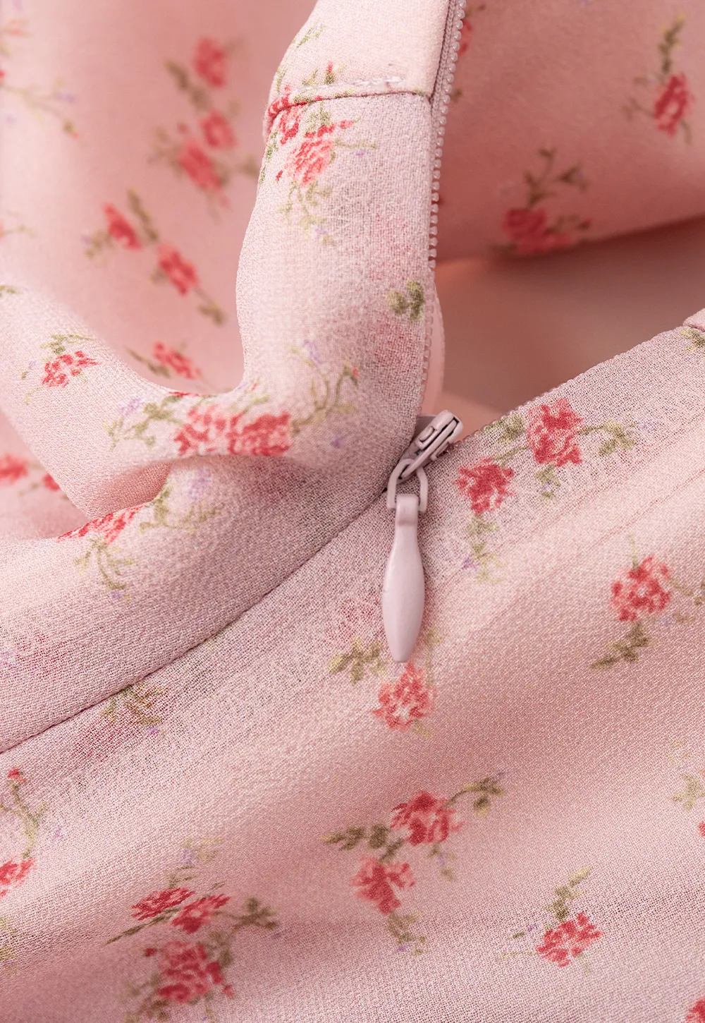 Floral Print Asymmetrical Hem Skirt