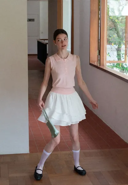 Tiered Ruffle Hem Skirt