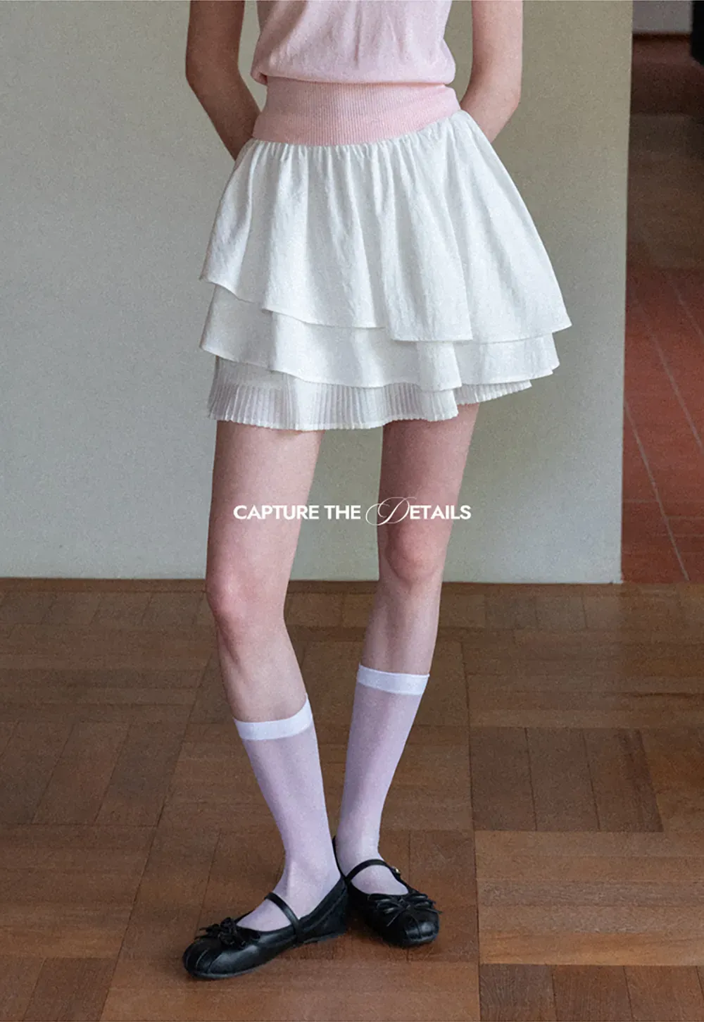 Tiered Ruffle Hem Skirt