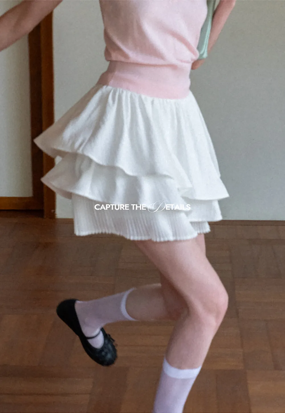 Tiered Ruffle Hem Skirt