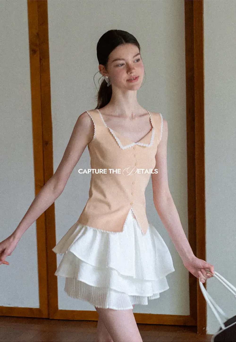 Tiered Ruffle Hem Skirt