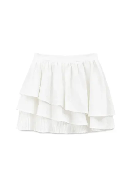 Tiered Ruffle Hem Skirt