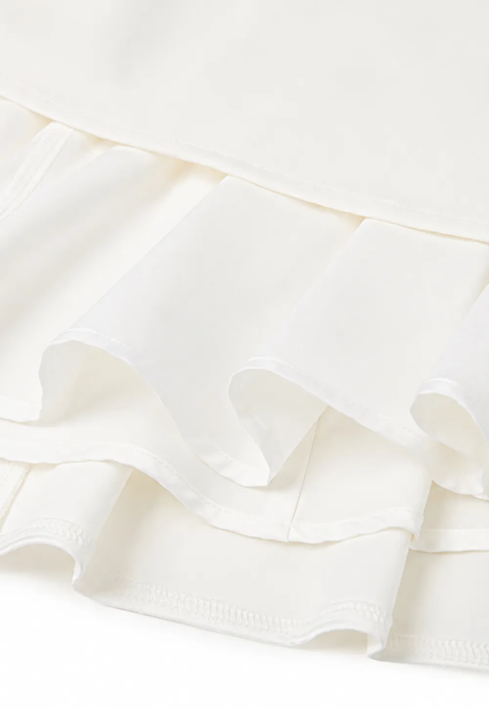 Pleated A Line Skirt