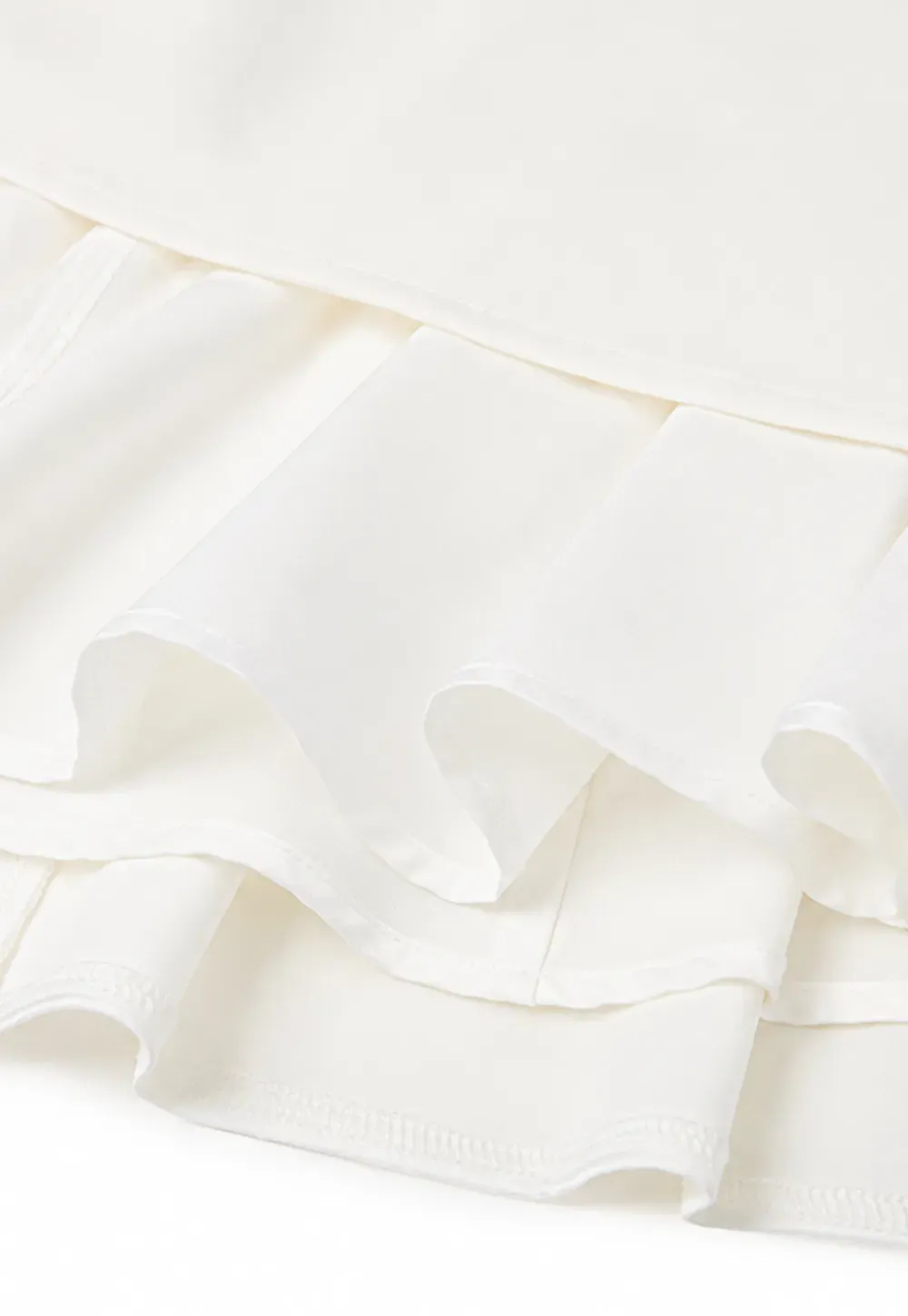 Pleated A Line Skirt