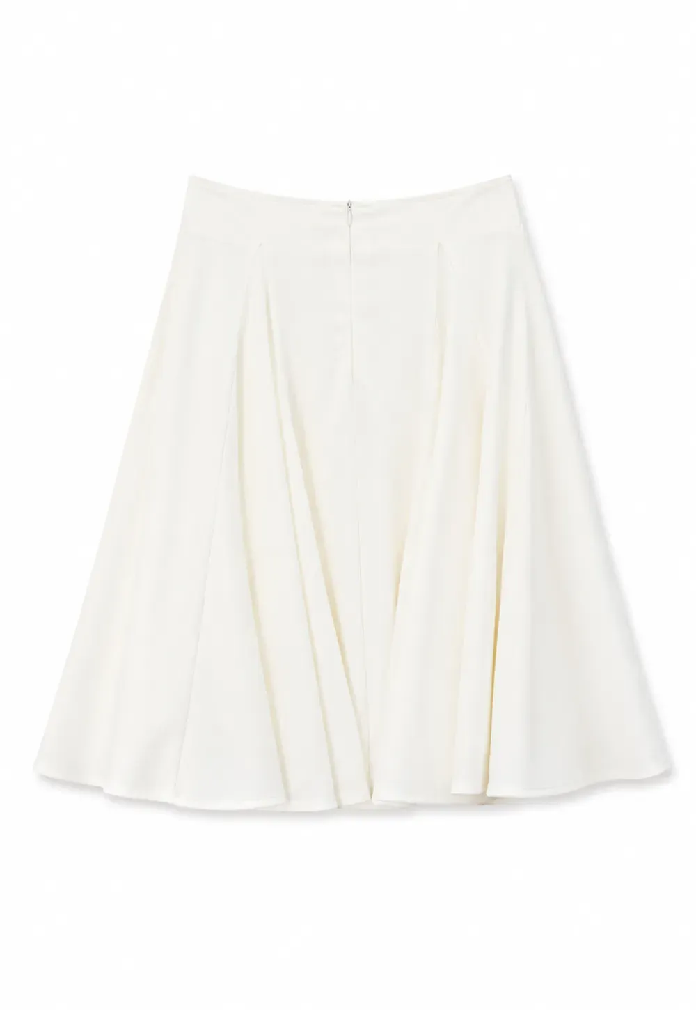 Pleated A Line Skirt
