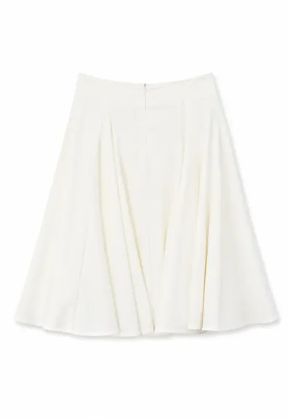 Pleated A Line Skirt