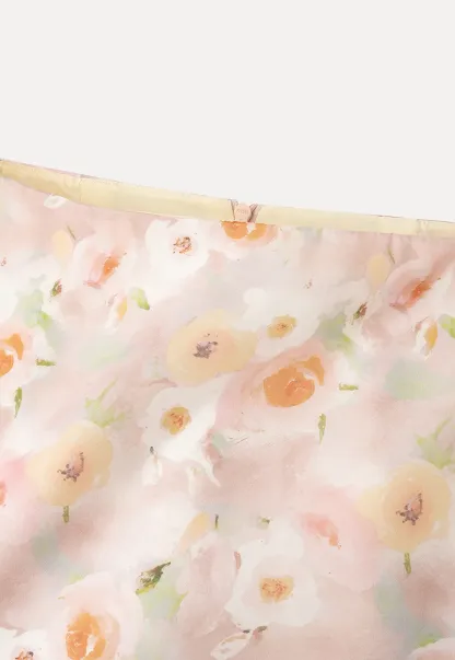 Floral Print High Waist Mini Skirt