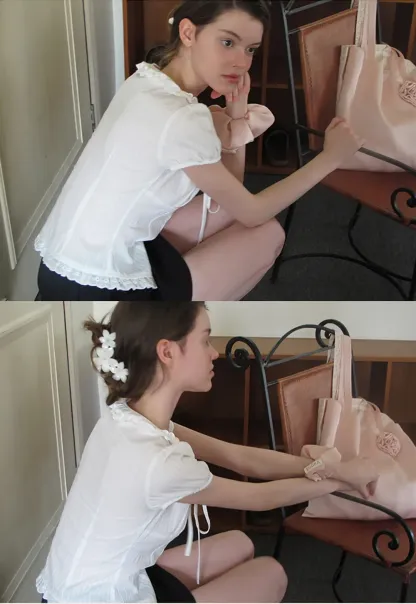 Pleated A-Line Mini Skirt