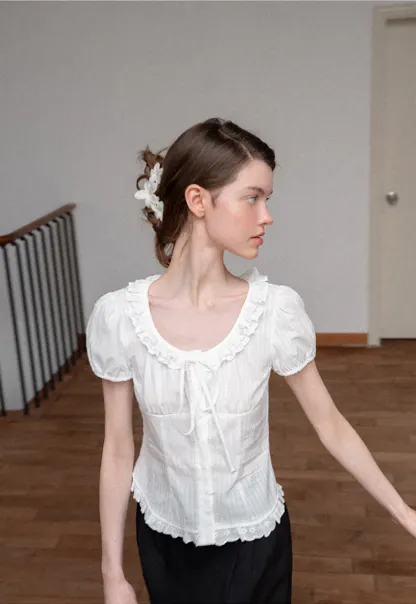 Pleated A-Line Mini Skirt