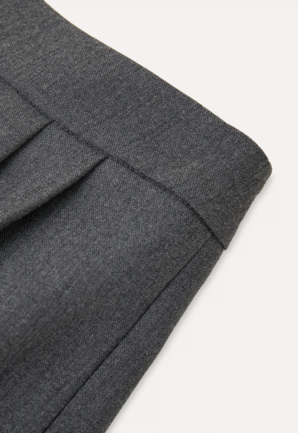 Pleated A-Line Mini Skirt