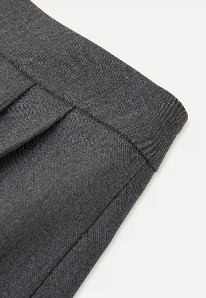 Pleated A-Line Mini Skirt