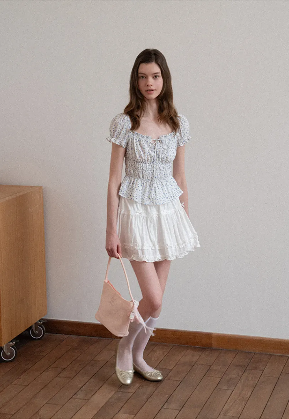 Tiered Ruffled Skirt