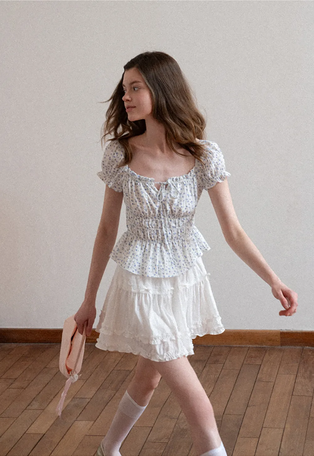 Tiered Ruffled Skirt