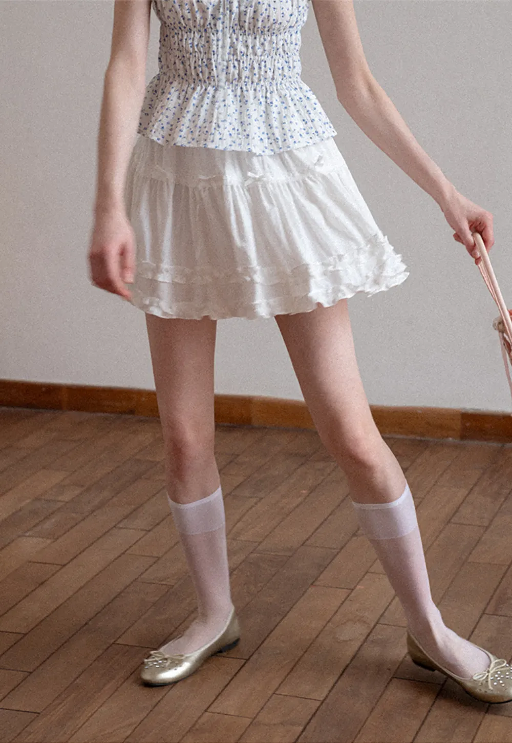 Tiered Ruffled Skirt