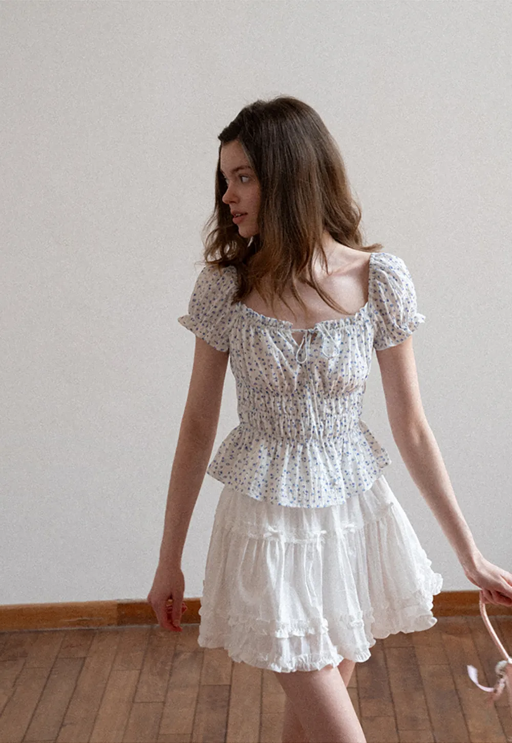 Tiered Ruffled Skirt