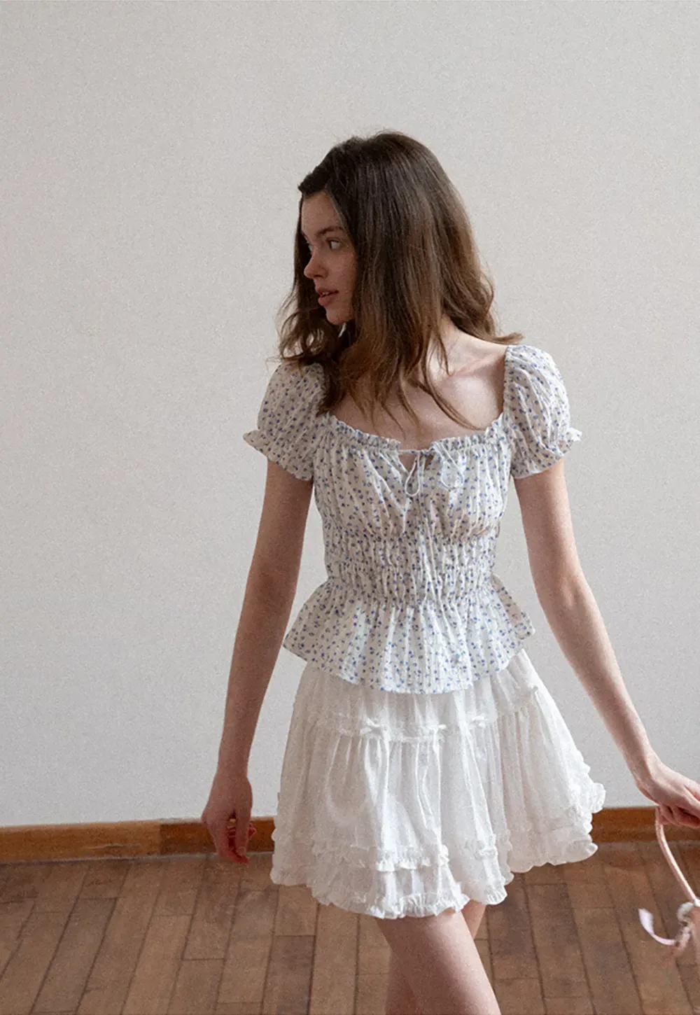 Tiered Ruffled Skirt