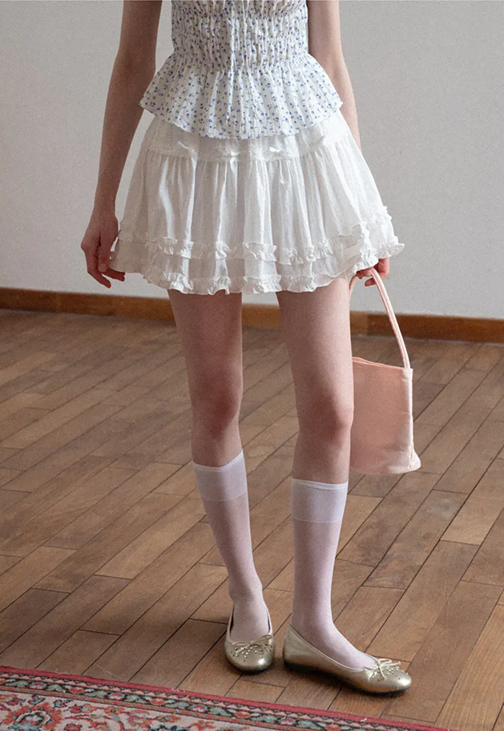 Tiered Ruffled Skirt