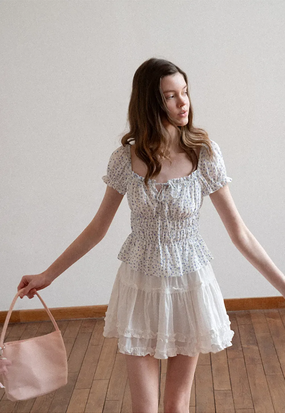 Tiered Ruffled Skirt