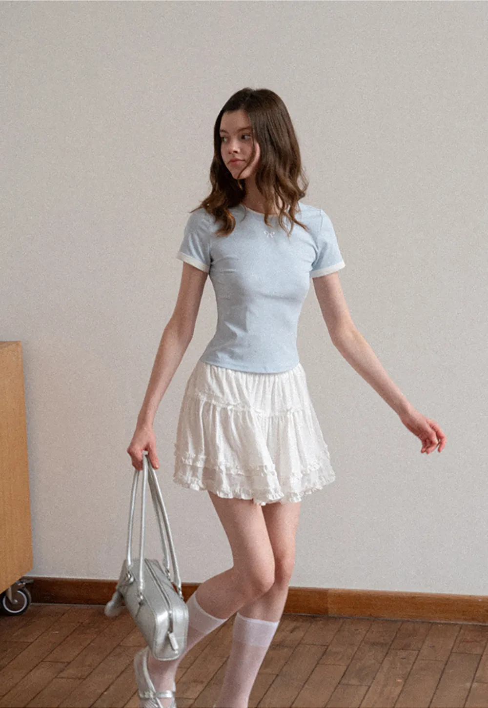 Tiered Ruffled Skirt