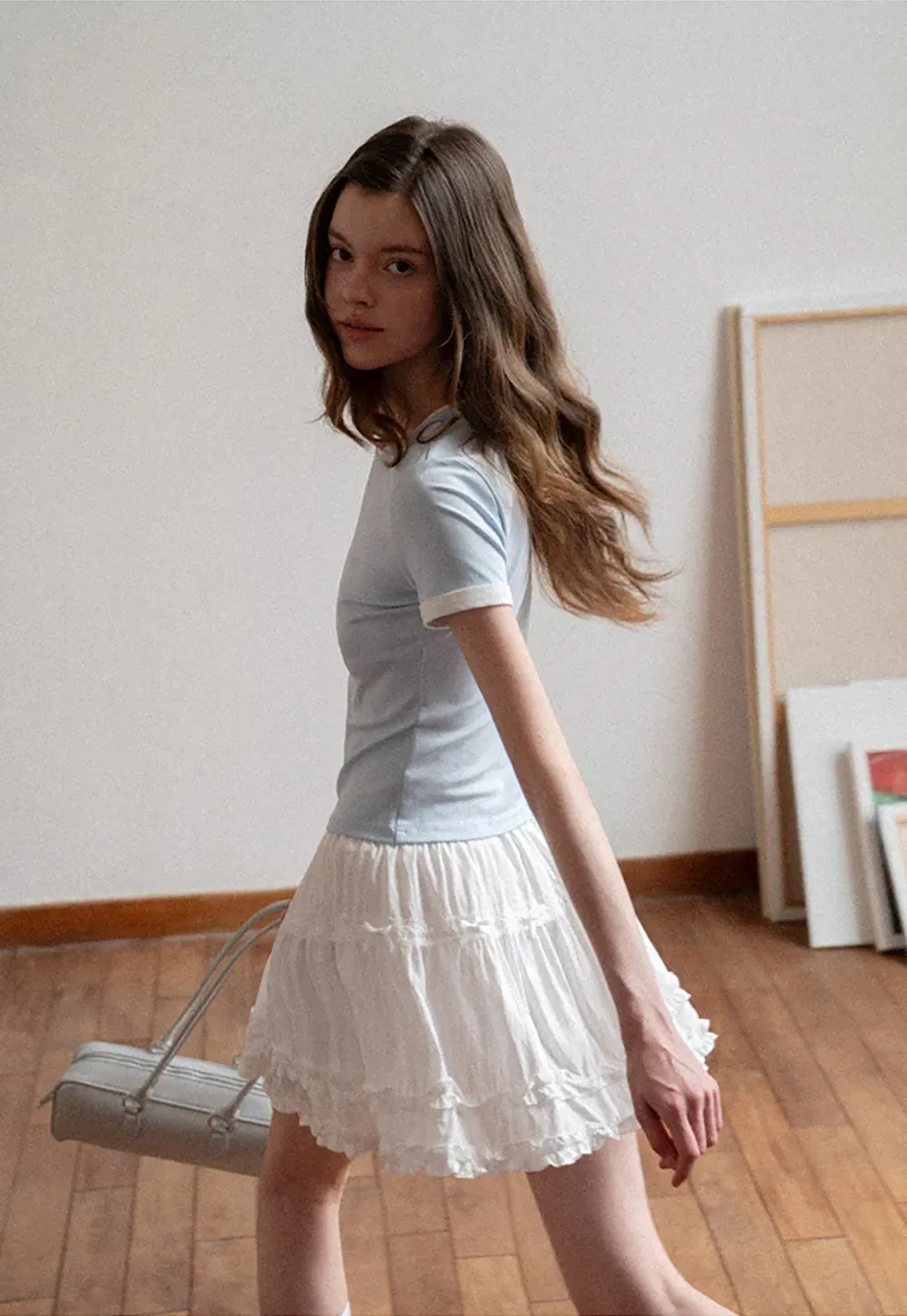 Tiered Ruffled Skirt