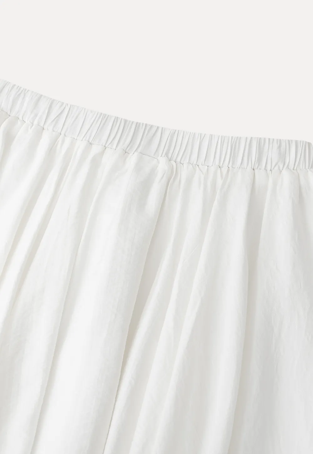 Asymmetrical Hem Lace Trim Skirt