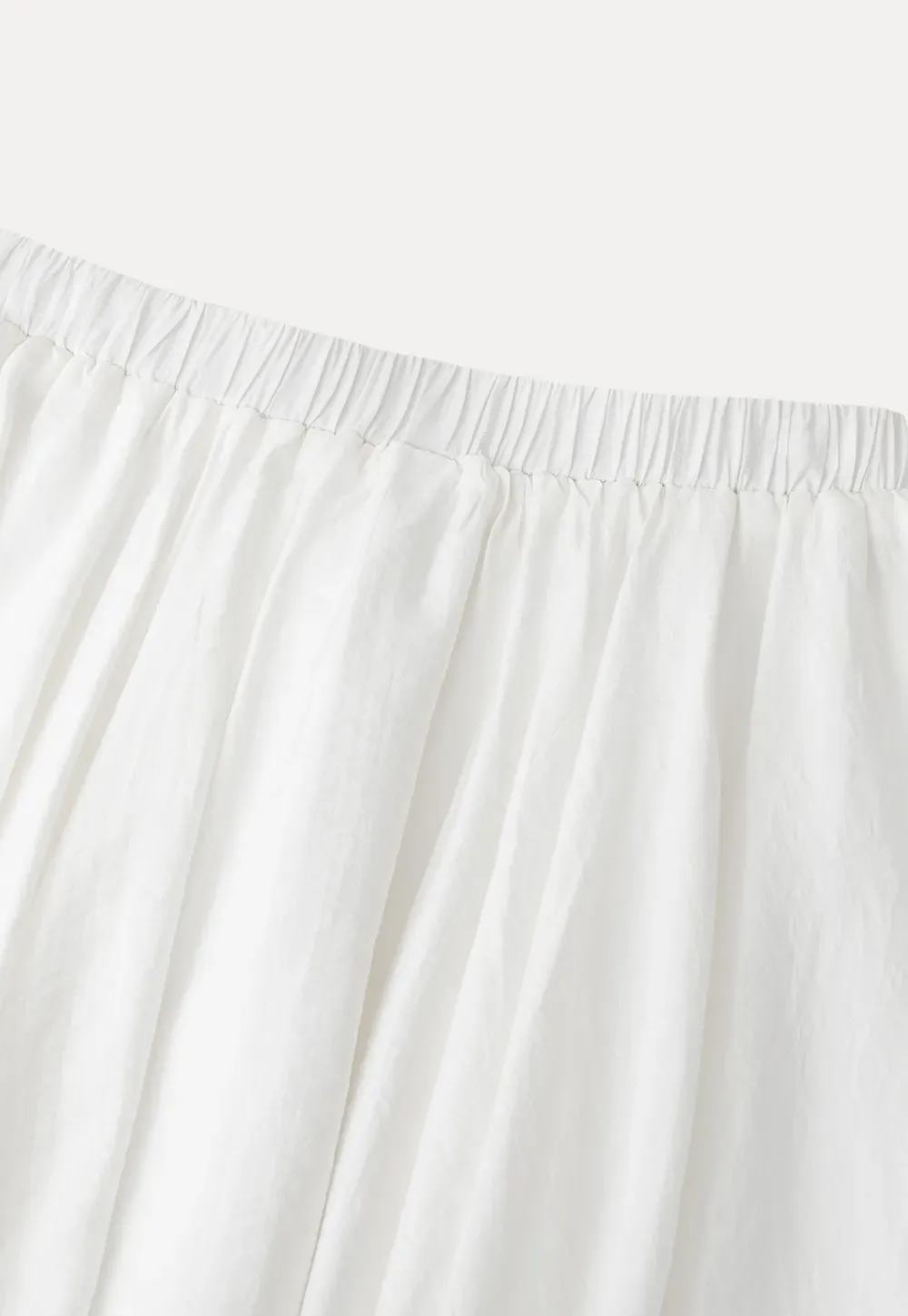 Asymmetrical Hem Lace Trim Skirt