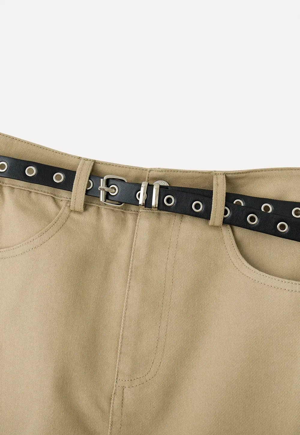 Cargo Pocket A Line Skirt