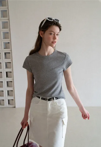 Cargo Pocket A Line Skirt