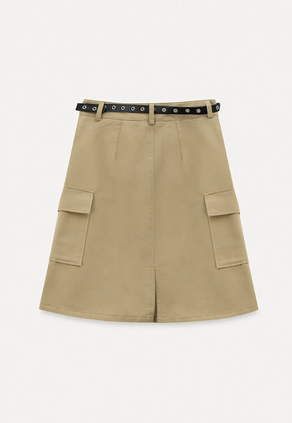 Cargo Pocket A Line Skirt