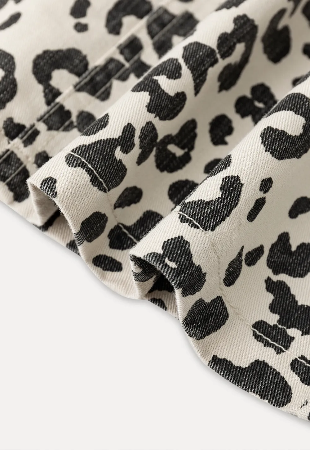 Leopard Print High Waist A Line Skirt