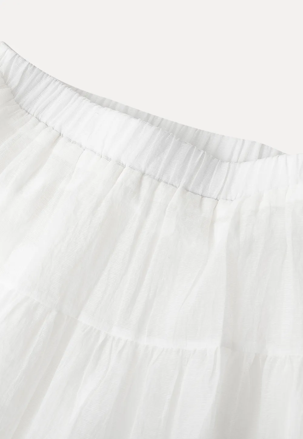 Layered Ruffle Hem Skirt