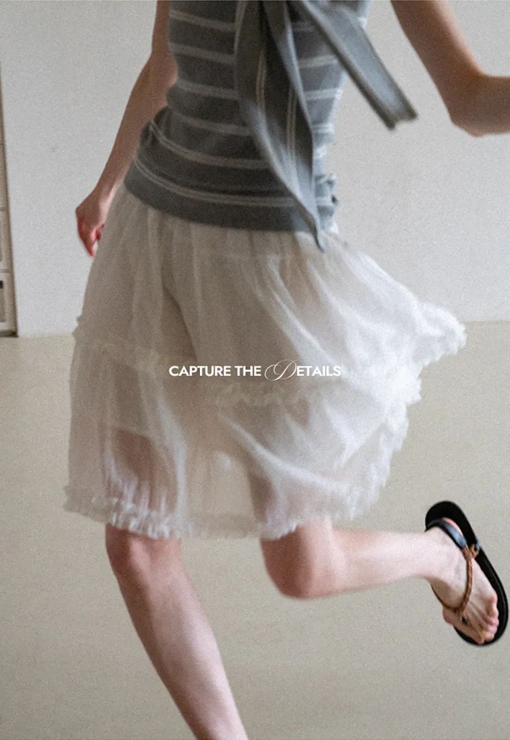 Layered Ruffle Hem Skirt