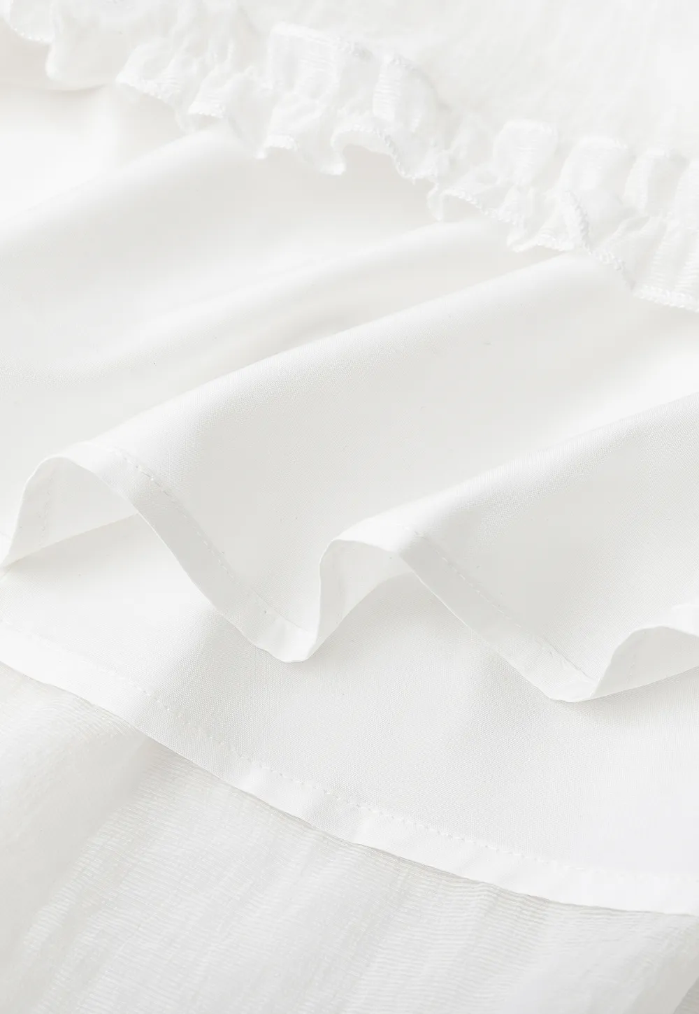 Layered Ruffle Hem Skirt