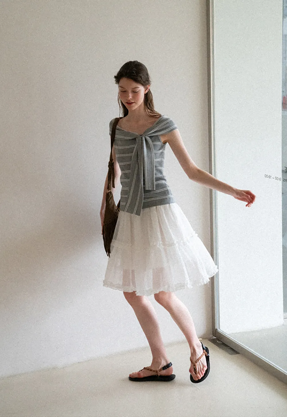 Layered Ruffle Hem Skirt