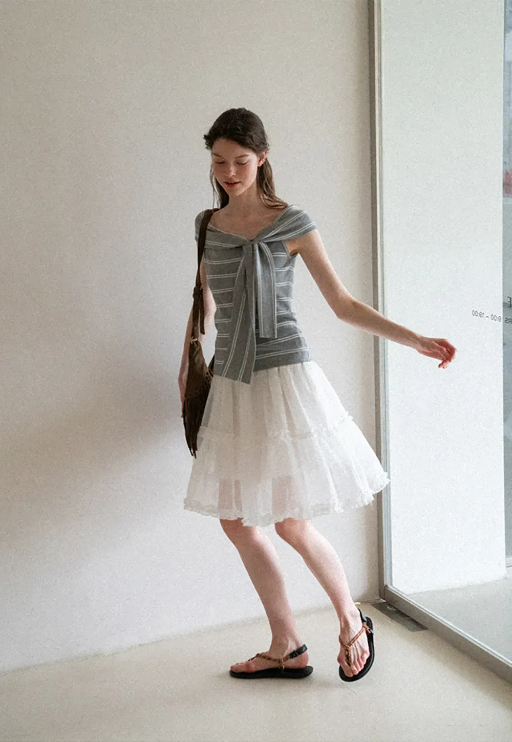 Layered Ruffle Hem Skirt