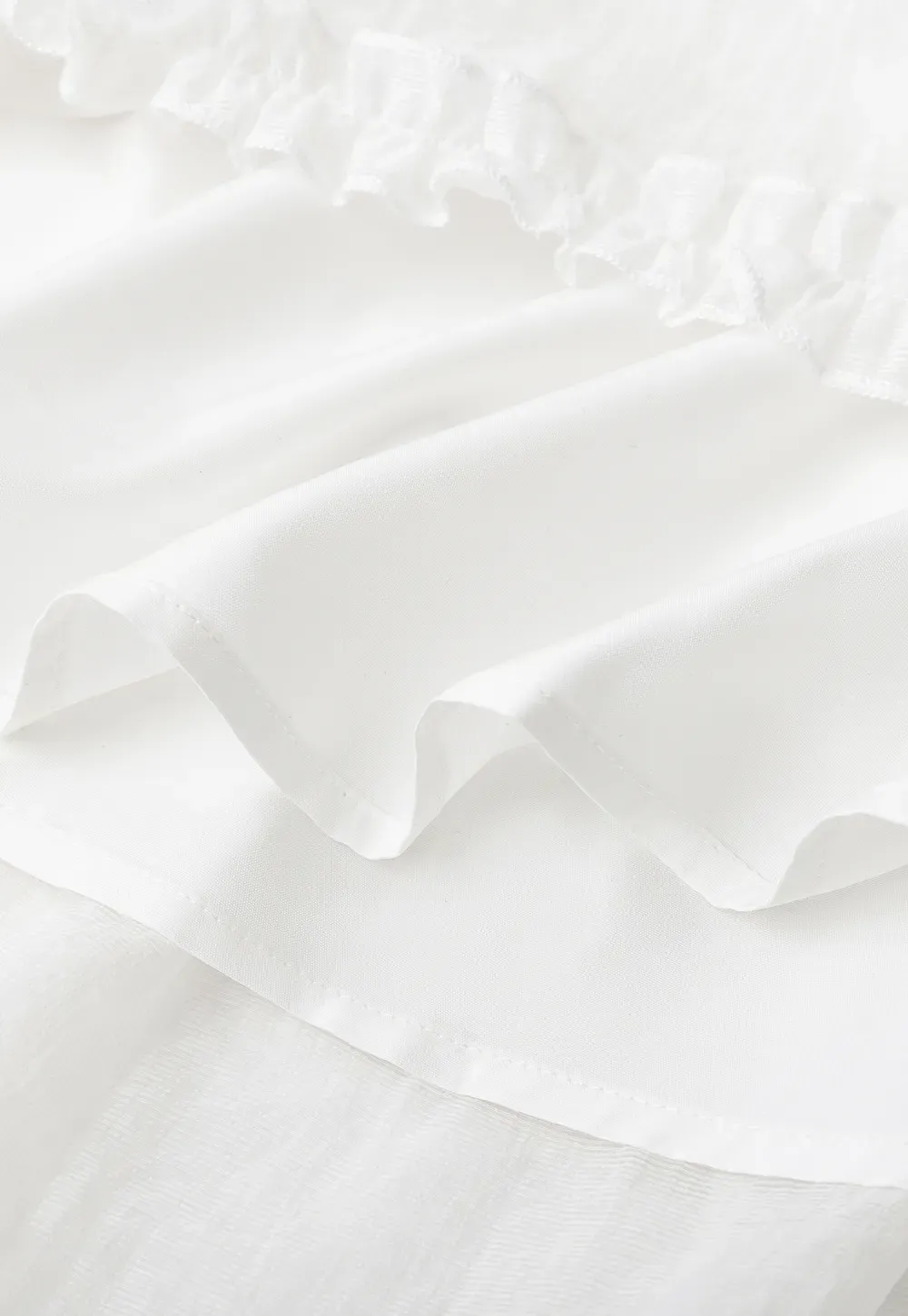 Layered Ruffle Hem Skirt