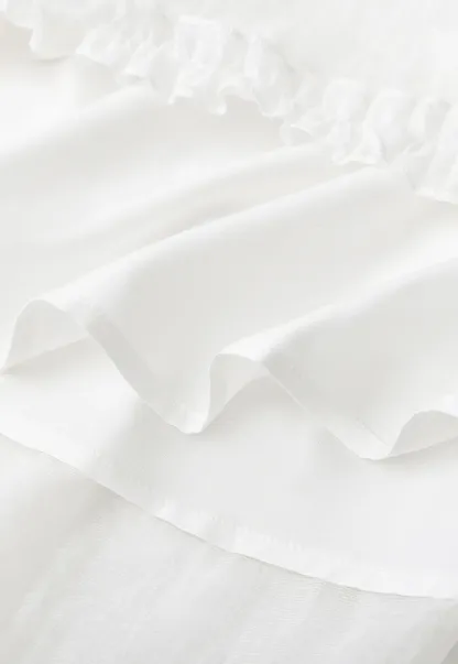 Layered Ruffle Hem Skirt