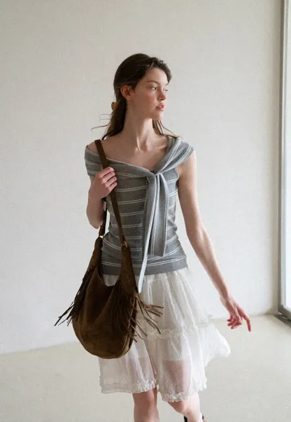 Layered Ruffle Hem Skirt