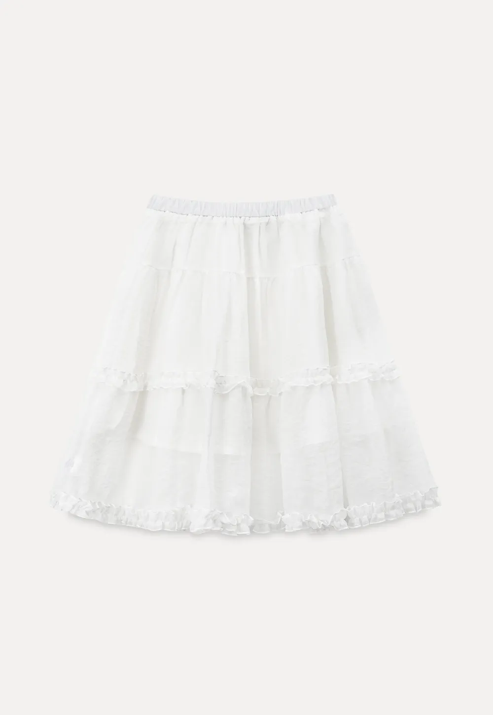 Layered Ruffle Hem Skirt