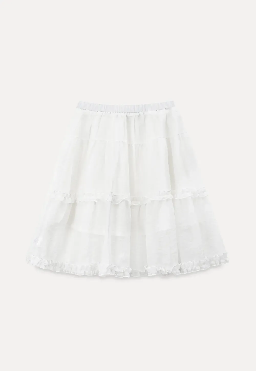 Layered Ruffle Hem Skirt