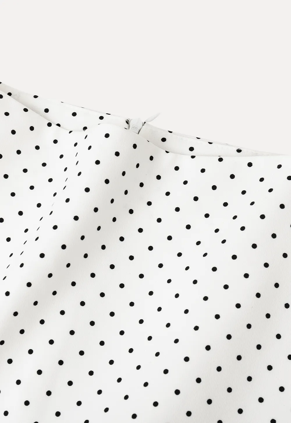 Polka Dot Print High Waist Mini Skirt