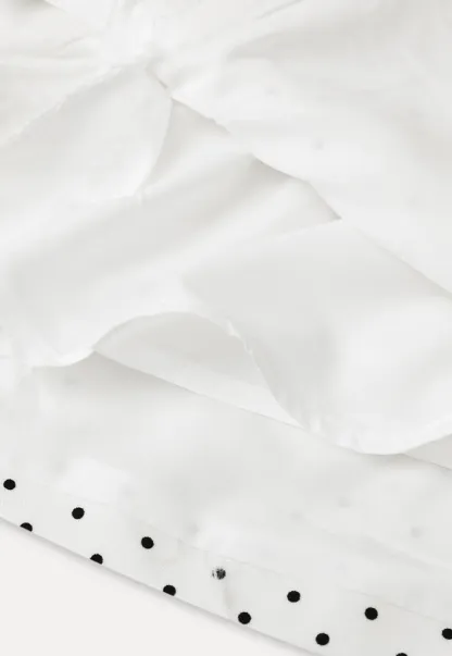 Polka Dot Print High Waist Mini Skirt