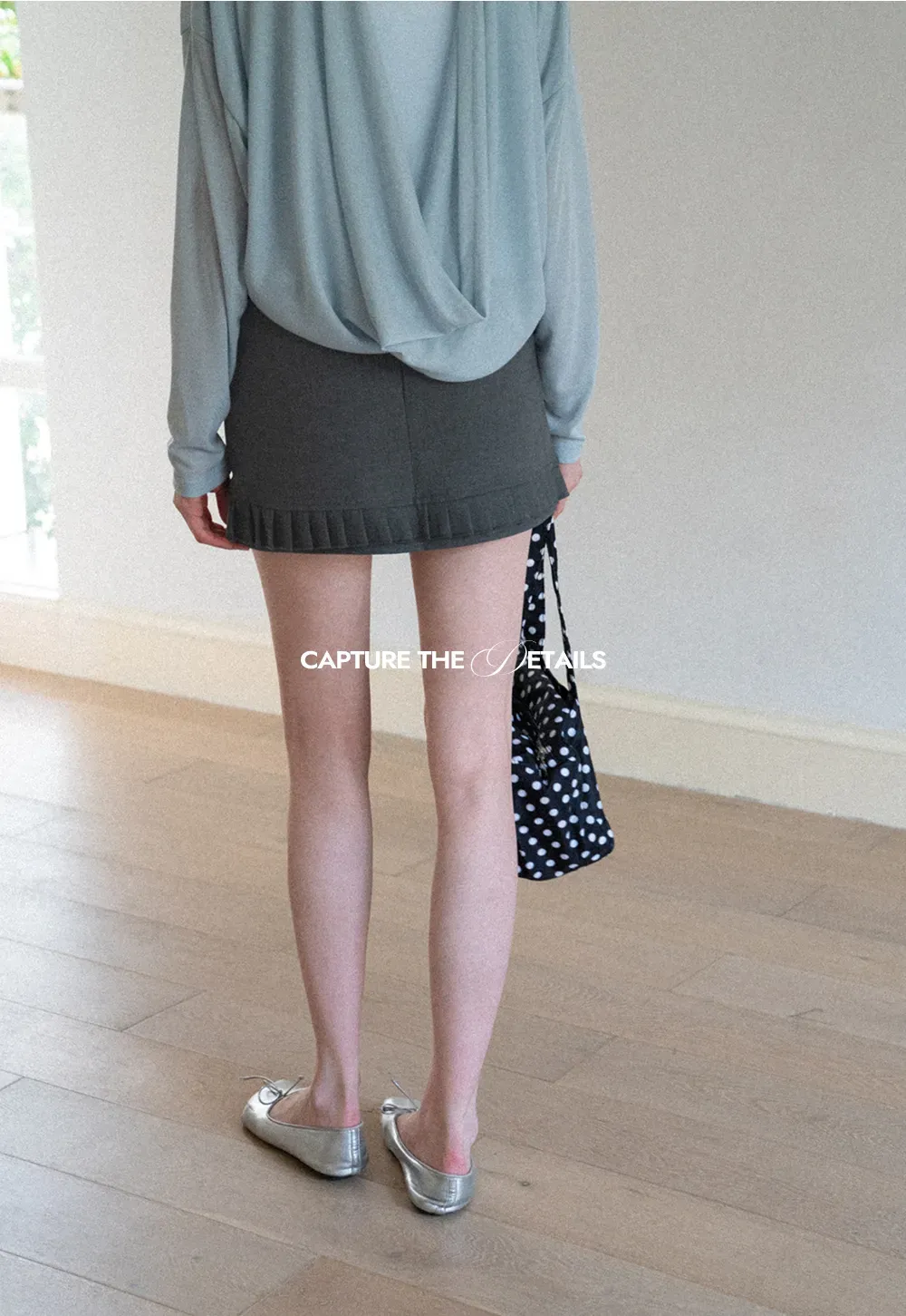 Ruffled Hem Mini Skirt