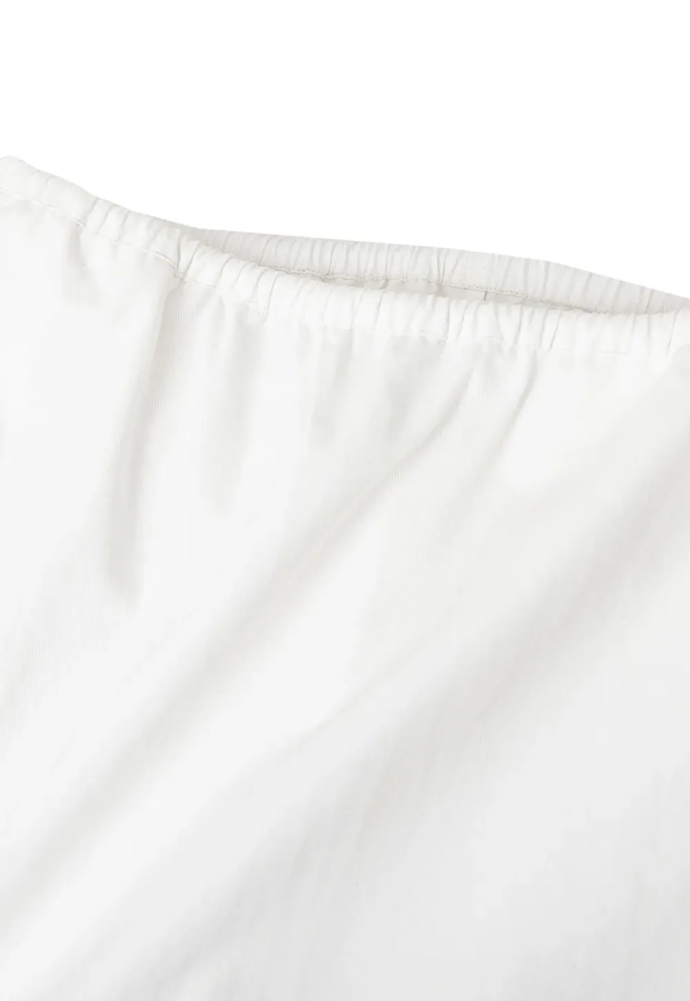 High Waist Elastic Waist A Line Skirt