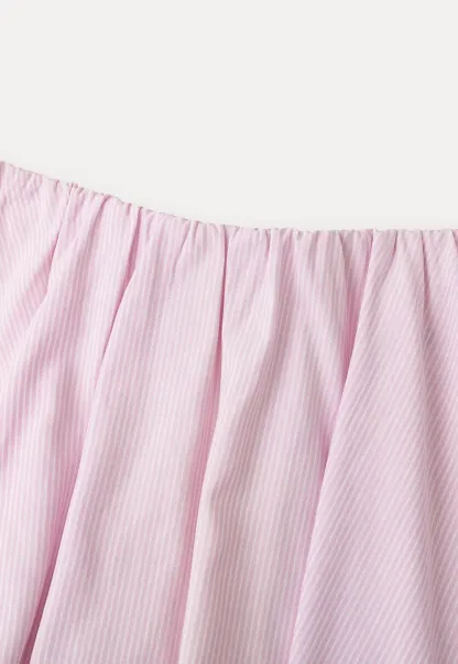 Double Layered Ruffled Hem Skirt