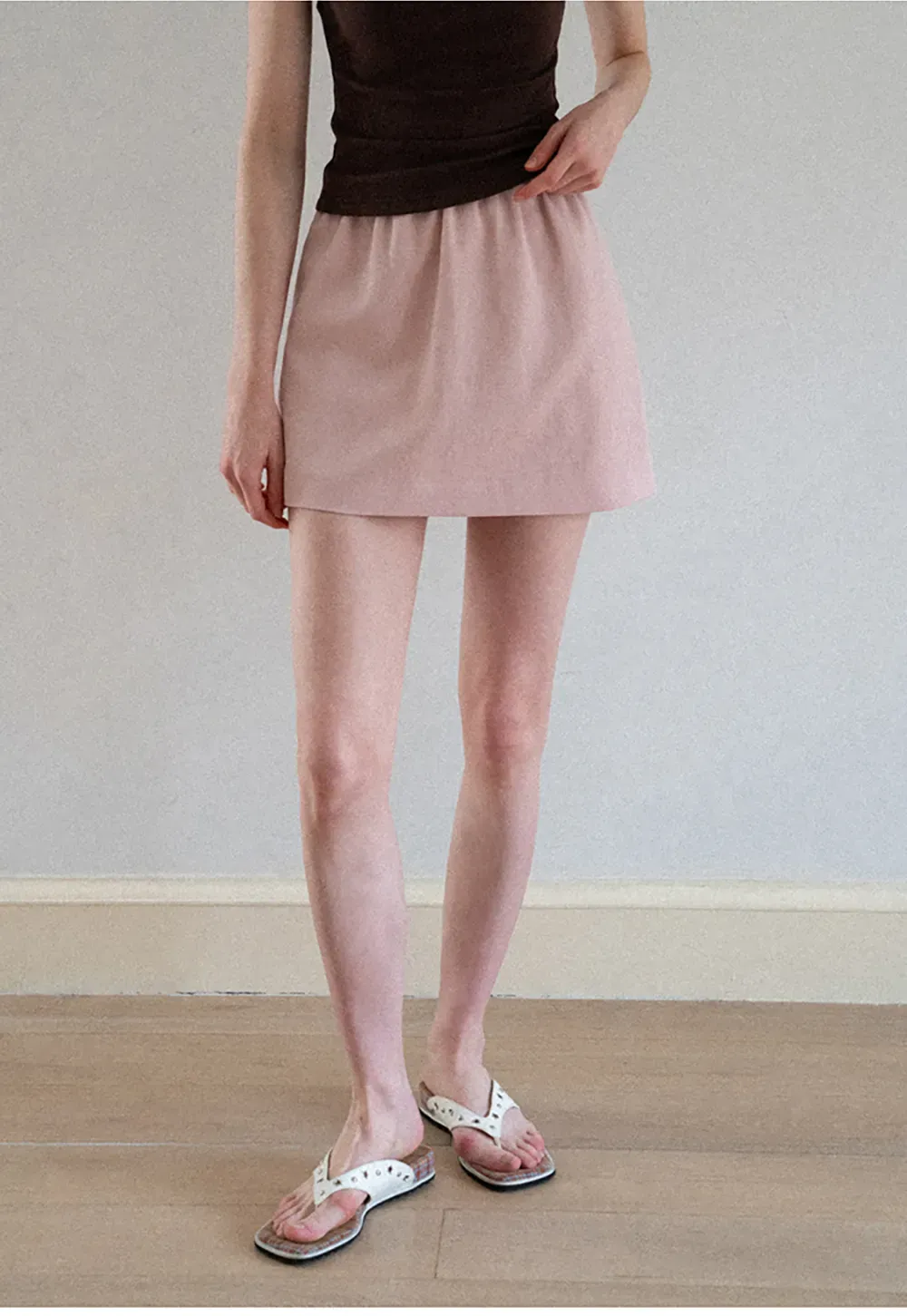 High Waist A Line Skirt